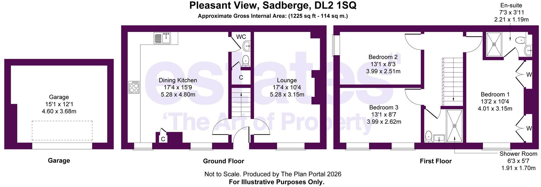 Pleasant View, Sadberge, Darlington, DL2 1SQ floorplan