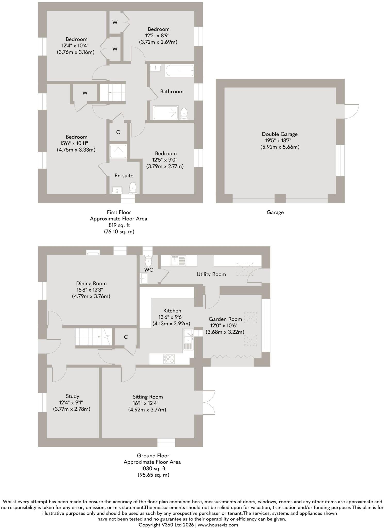 Privacy and Space in East Harling floorplan