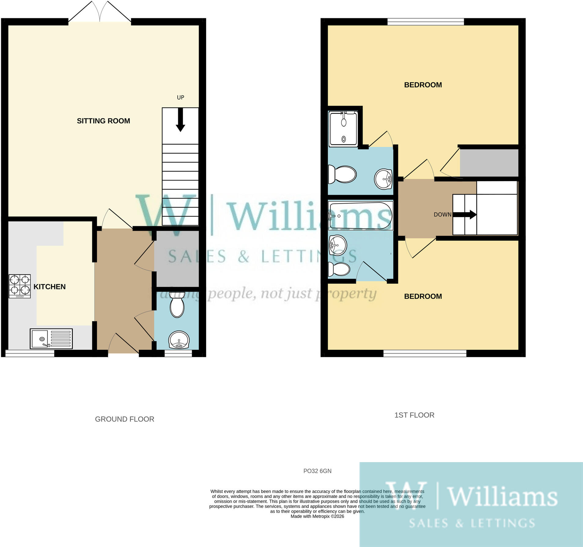 Monks Walk, East Cowes, Isle Of Wight floorplan