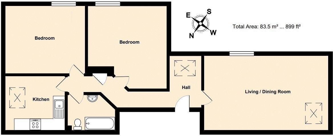 Knights Court, Imber Road, Warminster floorplan