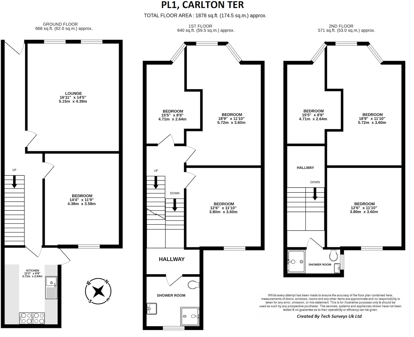Carlton Terrace PL1 floorplan
