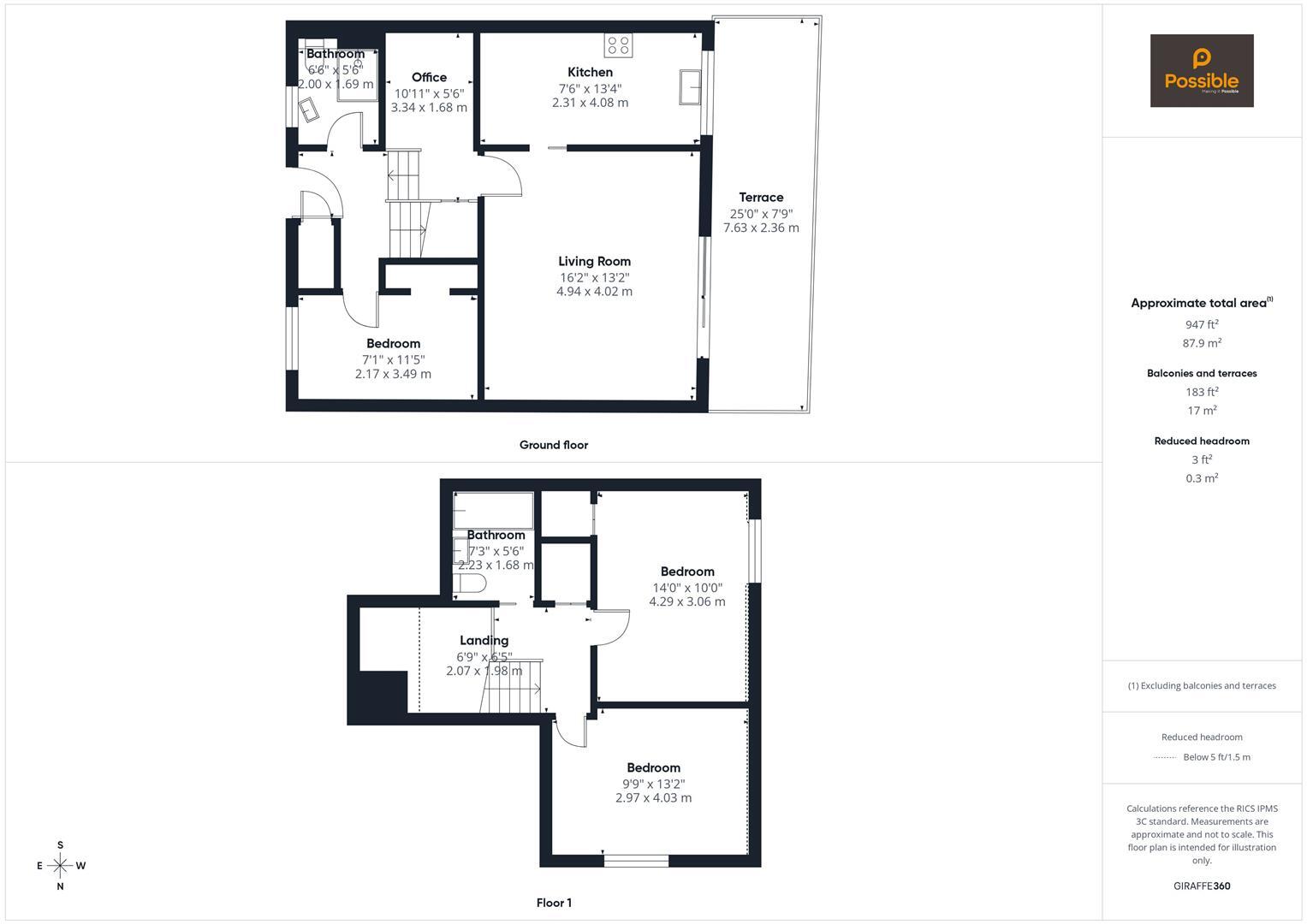 40 Commercial Street, Perth, PH2 7DT floorplan
