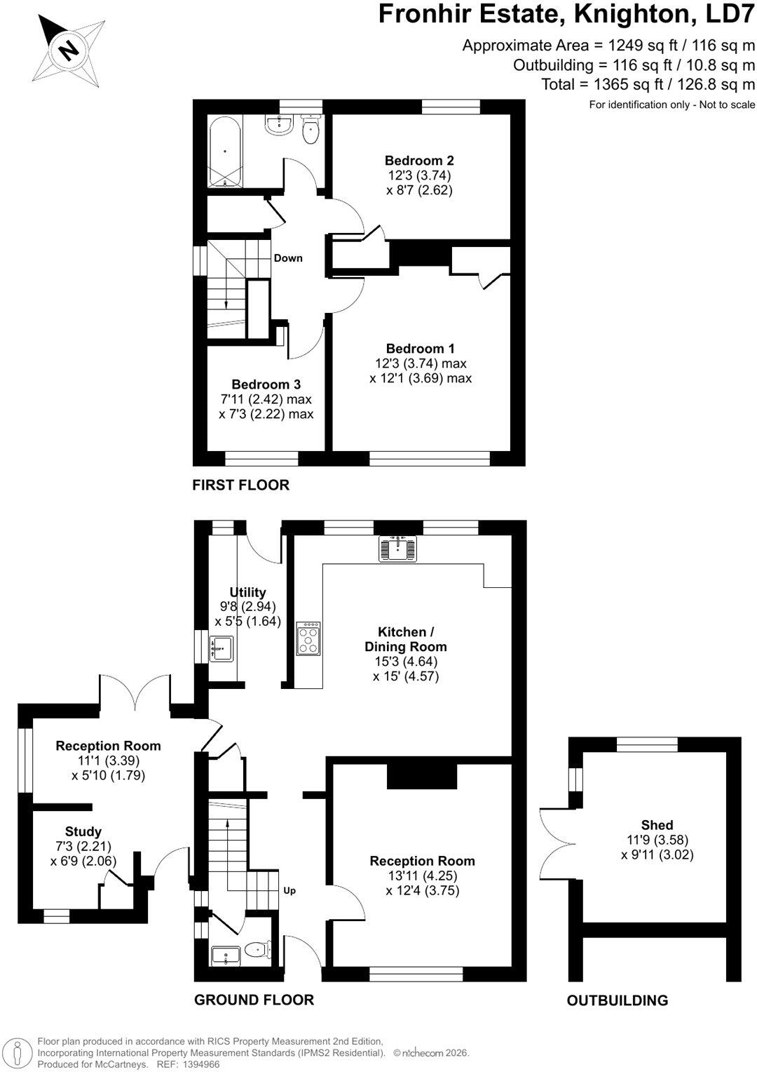 Fronhir Estate, Knighton, Powys floorplan