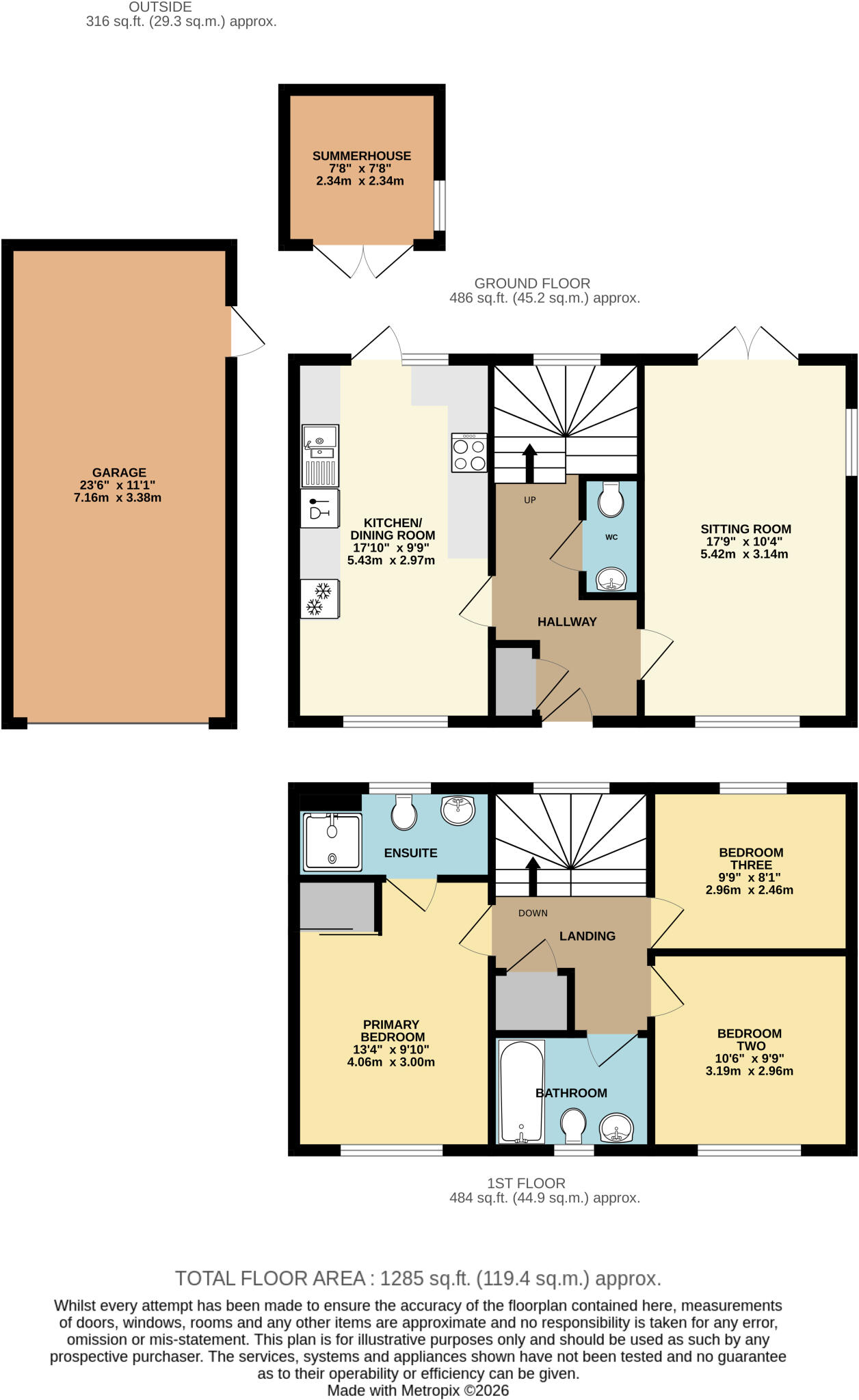 Smith Way, Stradbroke, Eye, Suffolk, IP21 floorplan