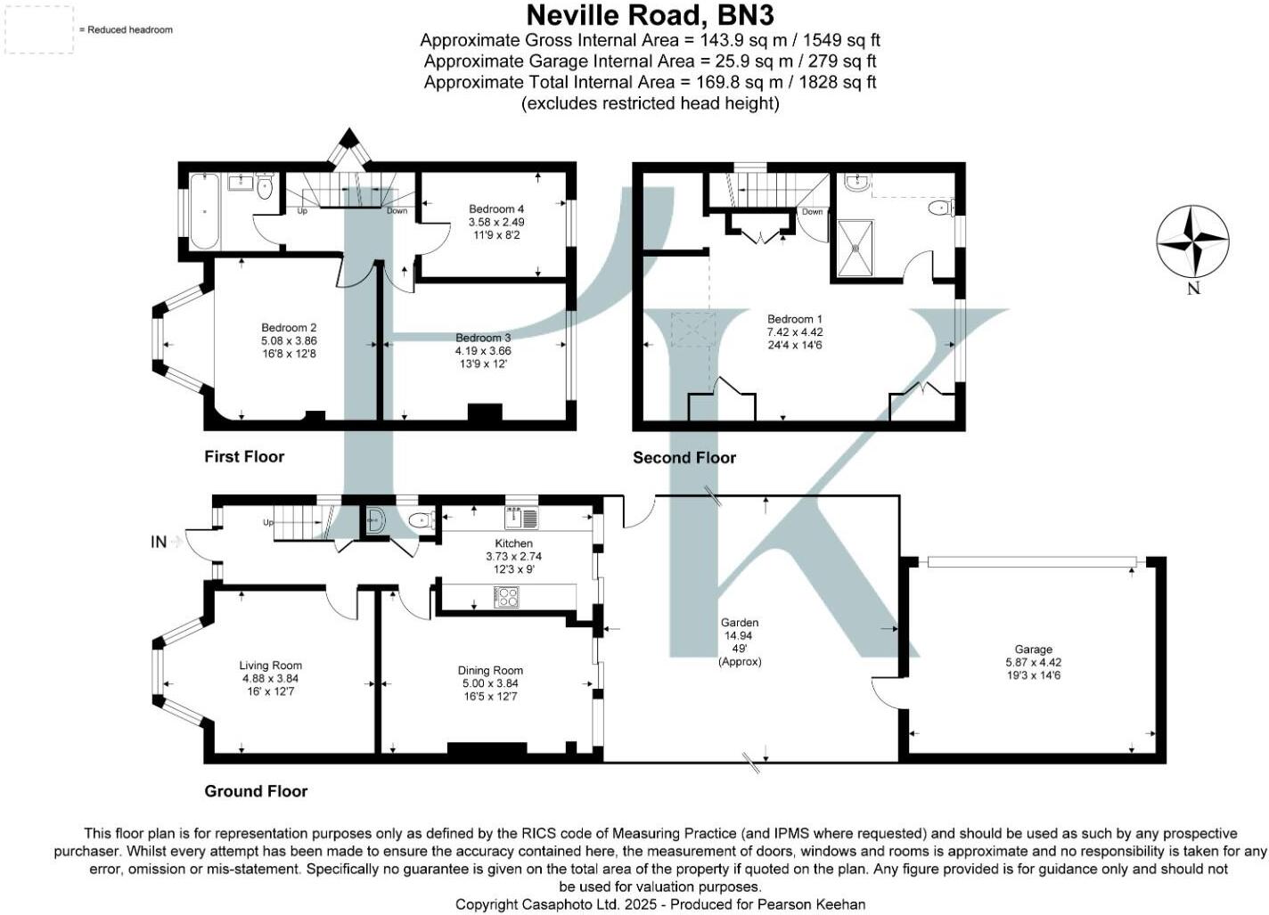 Nevill Road, Hove floorplan