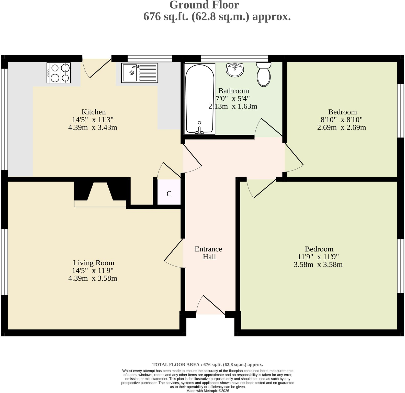 Seafield Road South, Caister-On-Sea floorplan