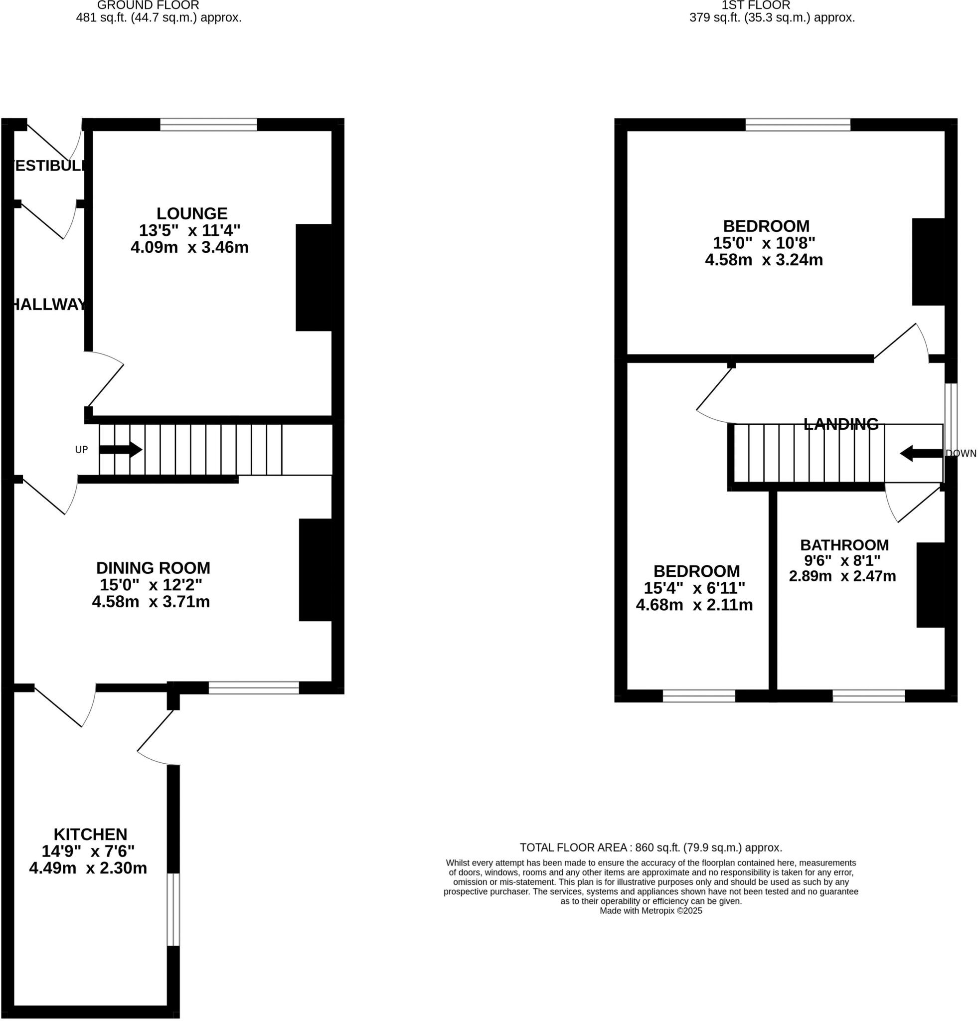 Moor Road, Orrell, Wigan floorplan