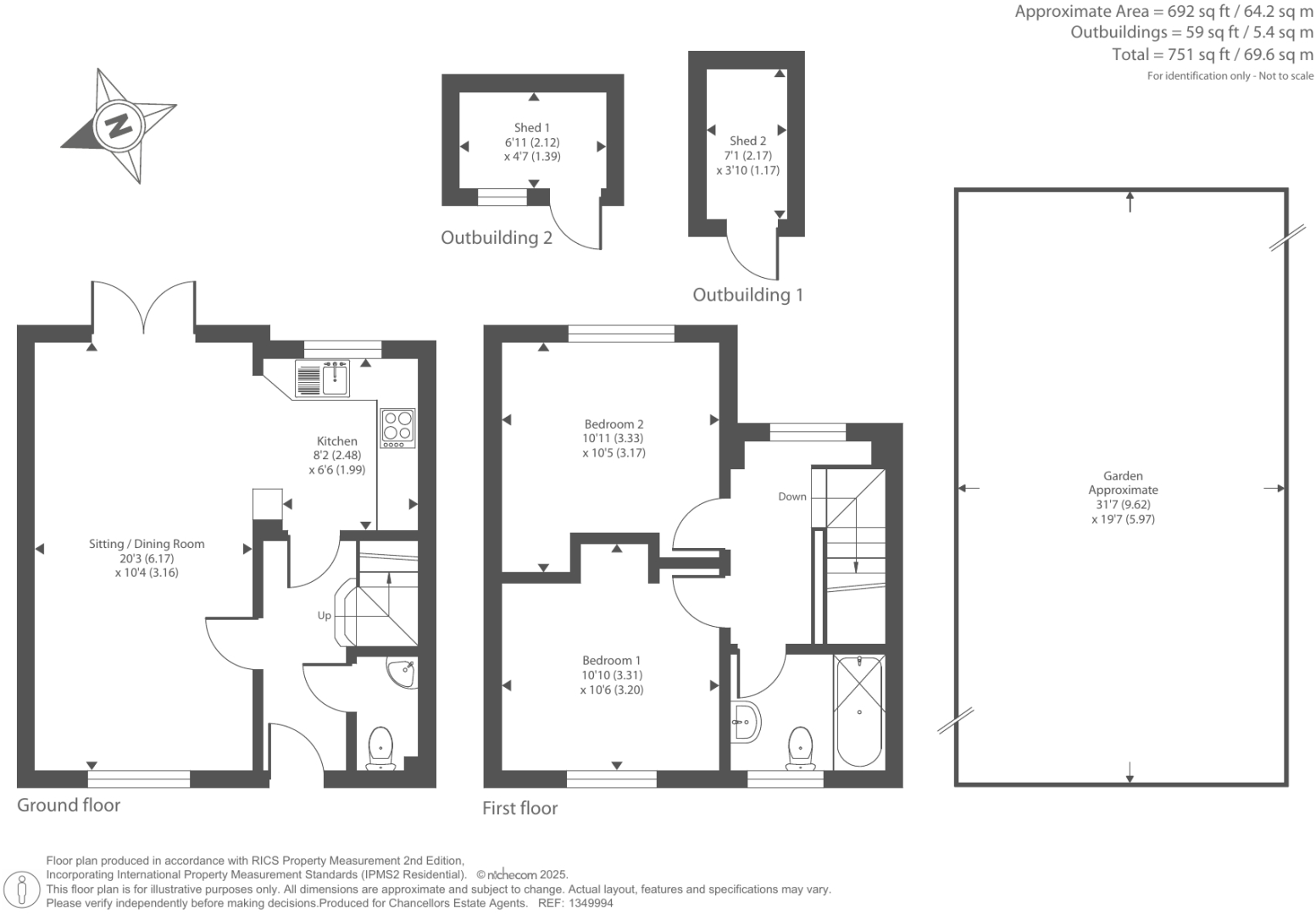 Milton Village, Oxfordshire, OX14 floorplan