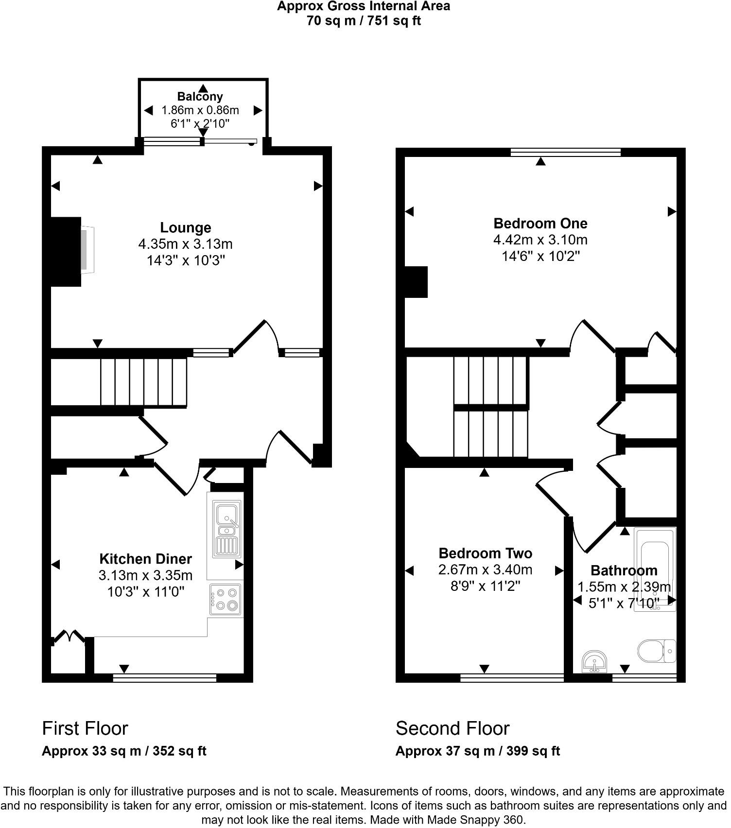 St. Peters Close, Hove, East Sussex, BN3 floorplan