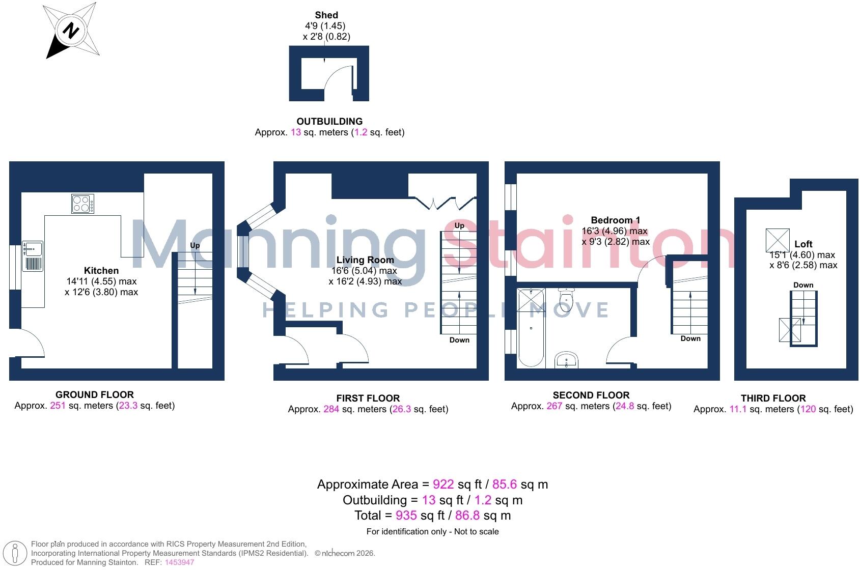 Prospect Terrace, Rodley, Leeds, West Yorkshire floorplan