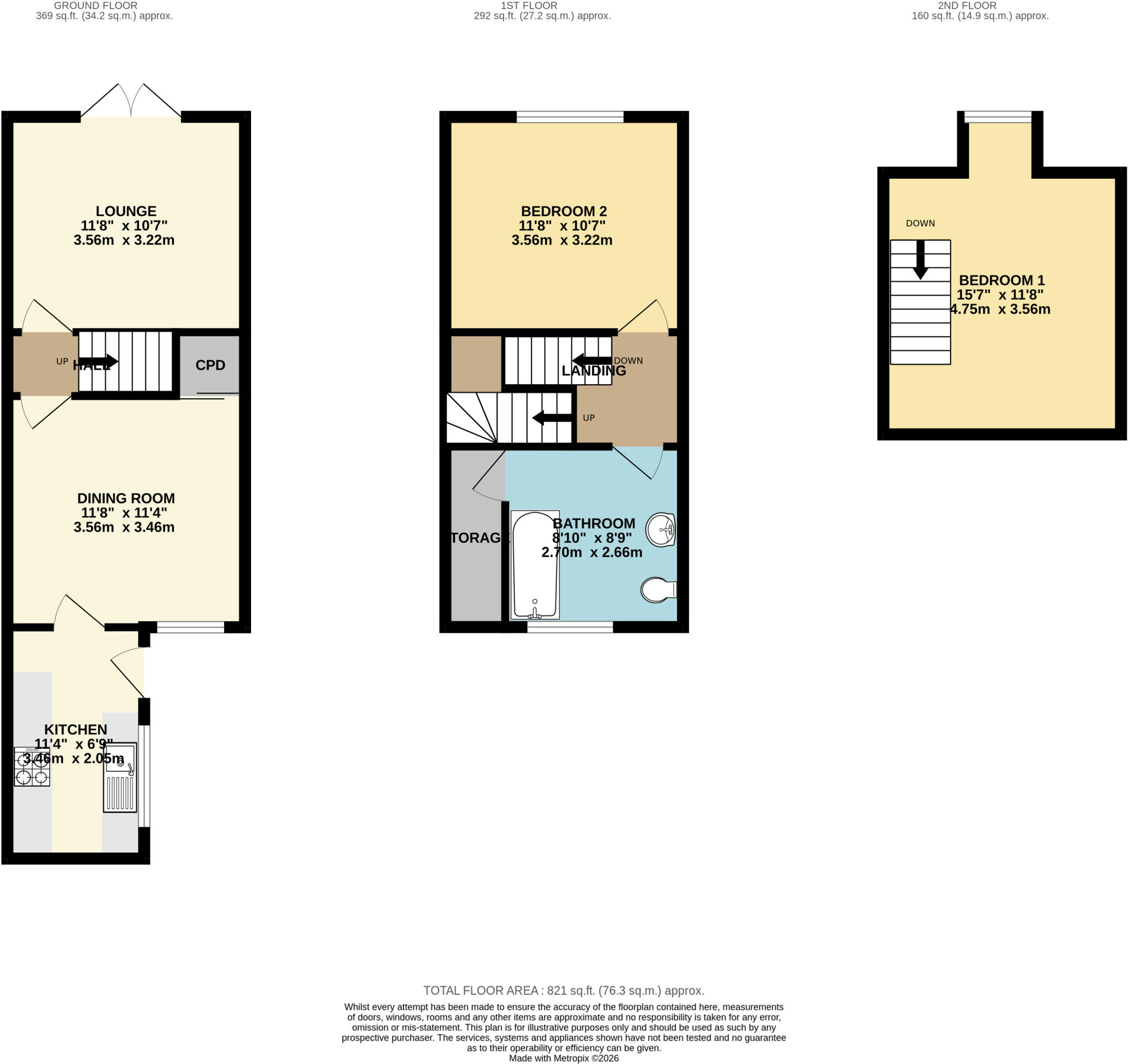 Cranwell Street, Lincoln, LN5 floorplan