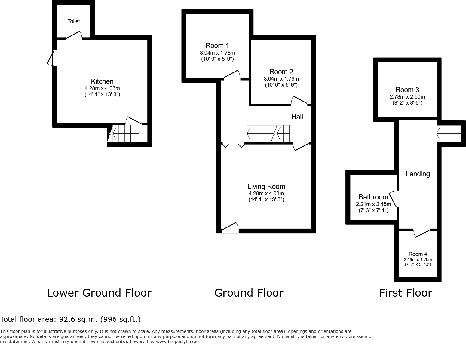 Rochester Street, Chatham, Kent, ME4 floorplan