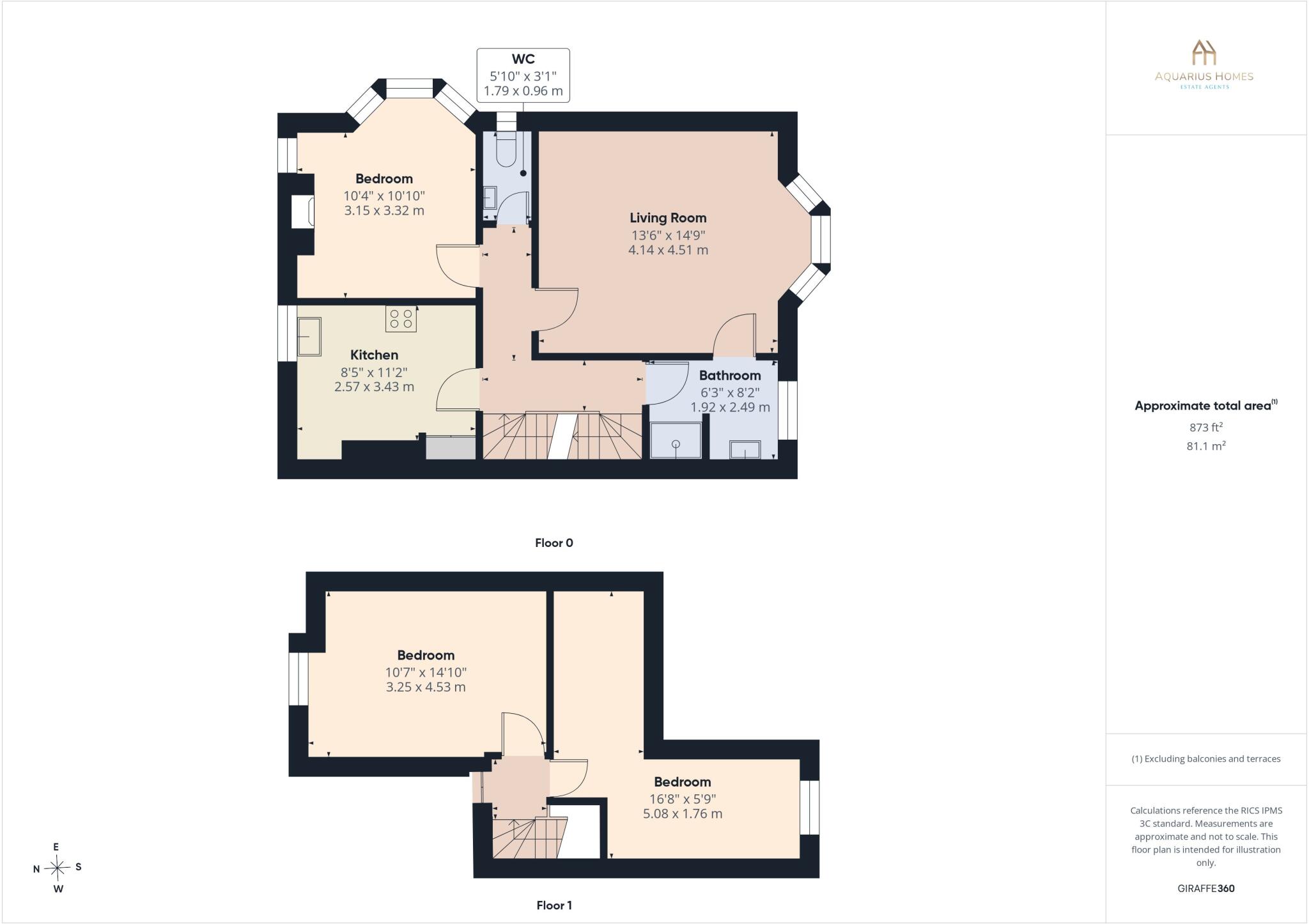 Room 2 - Upstairs Left, Bear Flat, Bath, BA2 floorplan