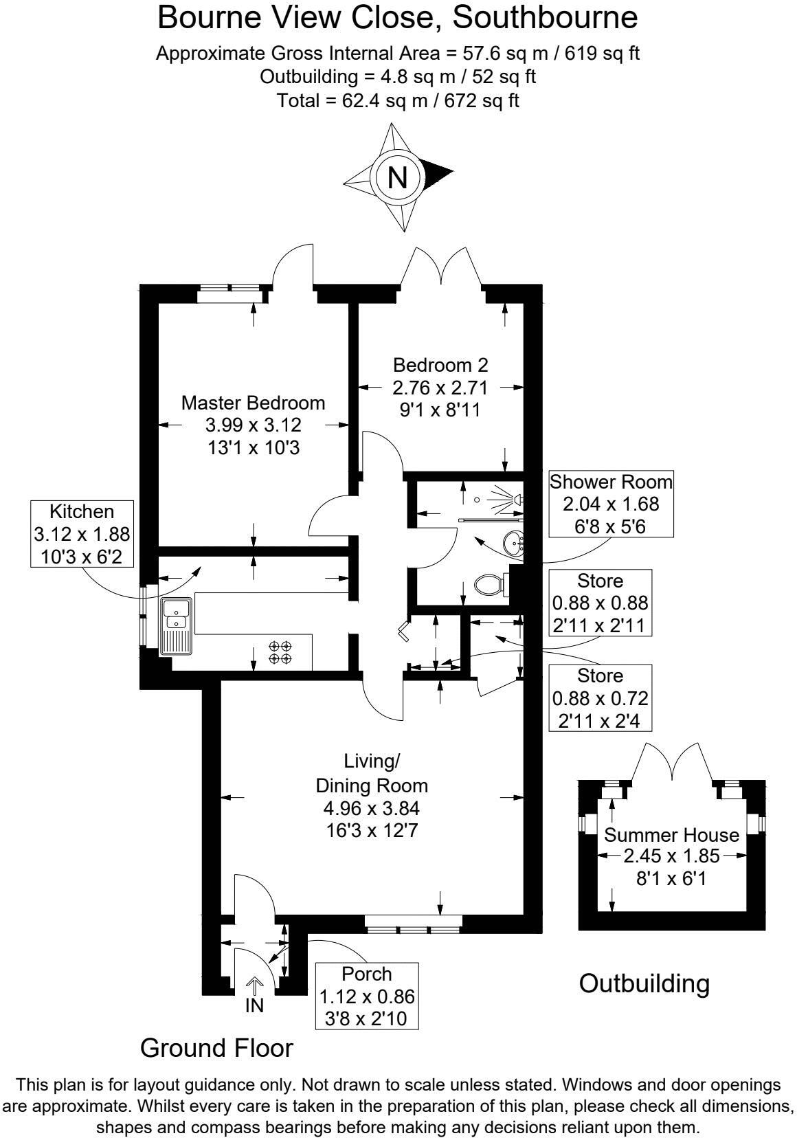 Bourne View Close, Southbourne floorplan