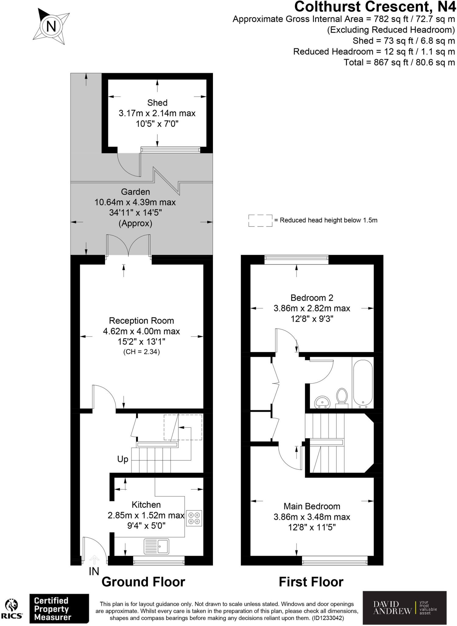 Colthurst Crescent, London, N4 floorplan