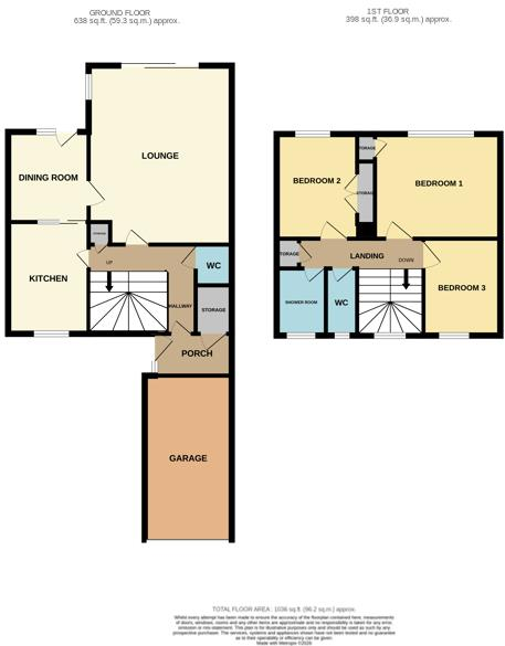 Dell Road East, Lowestoft NR33 floorplan
