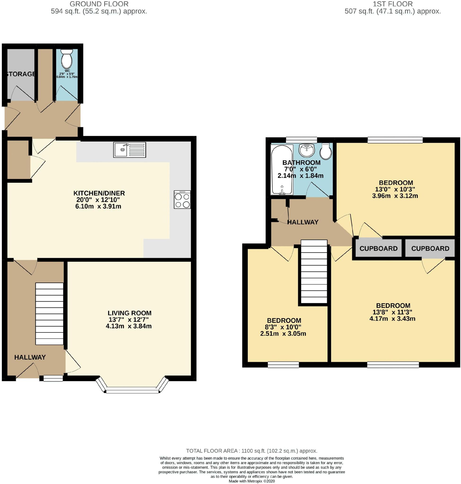 Walnut Drive, Bletchley, MK2 floorplan