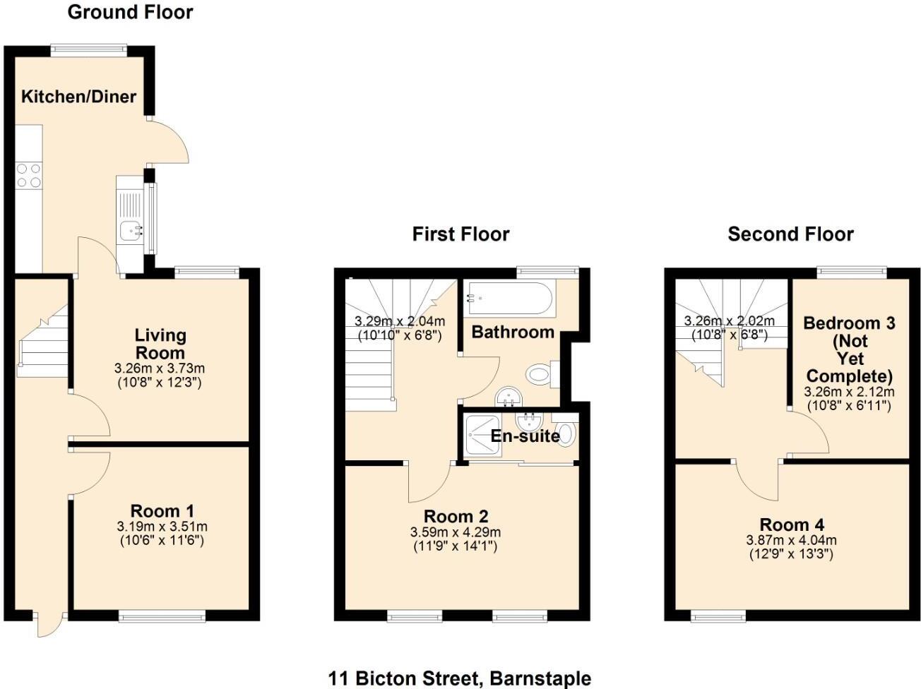 Bicton Street, Barnstaple floorplan