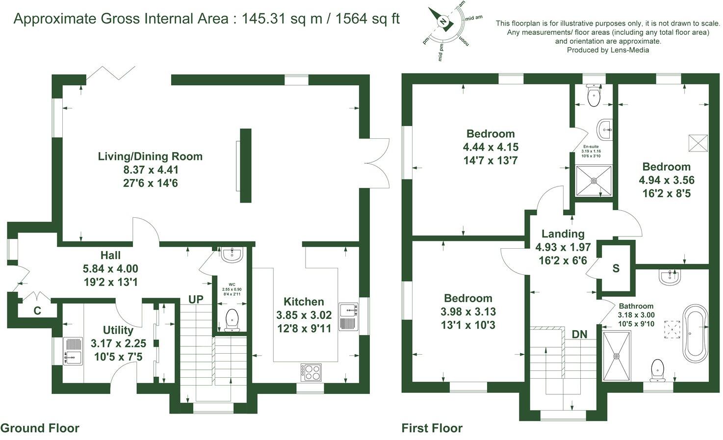 3 Silverdale Road, Arnside, Carnforth, Cumbria floorplan