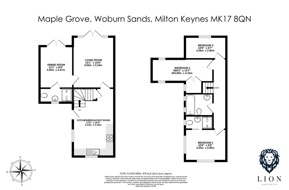 Maple Grove, Woburn Sands Milton Keynes, MK17 8 floorplan