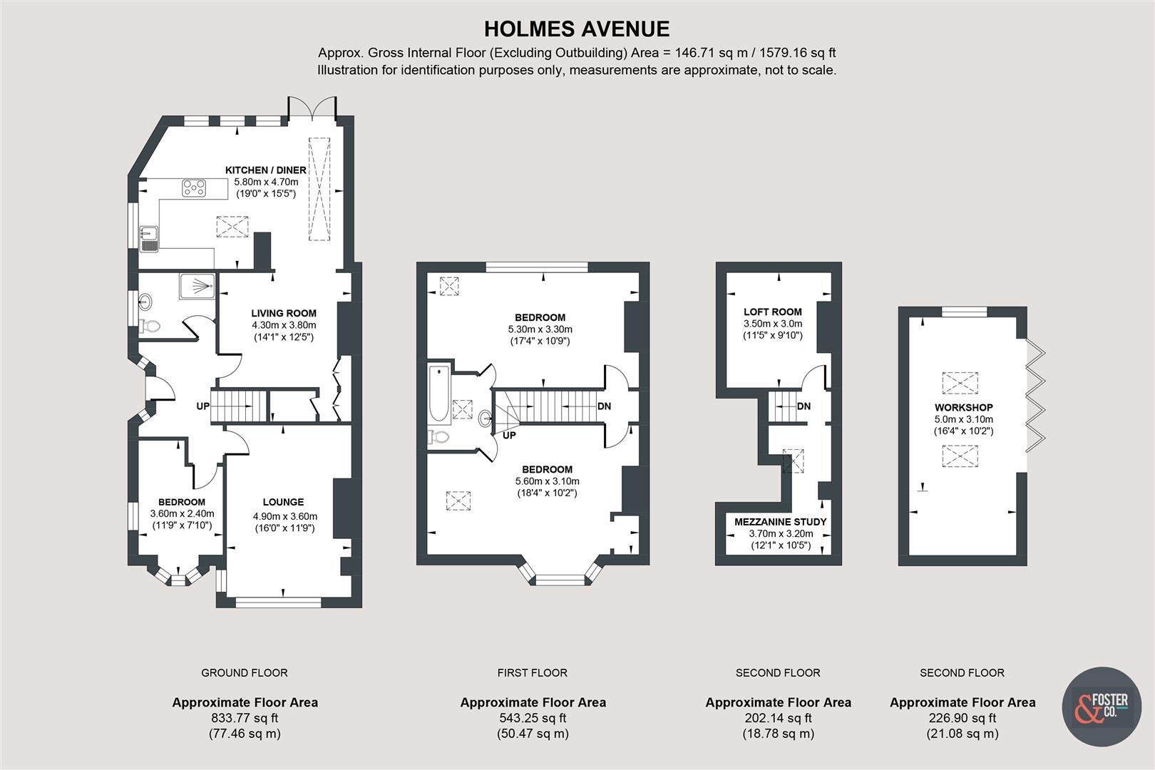 Holmes Avenue, Hove floorplan