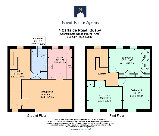 Cartside Road, Busby floorplan