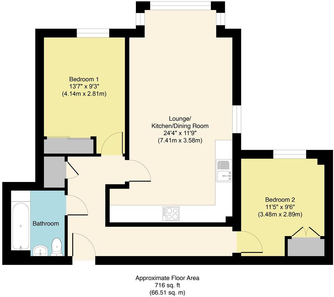 St. Monicas Road, Kingswood floorplan