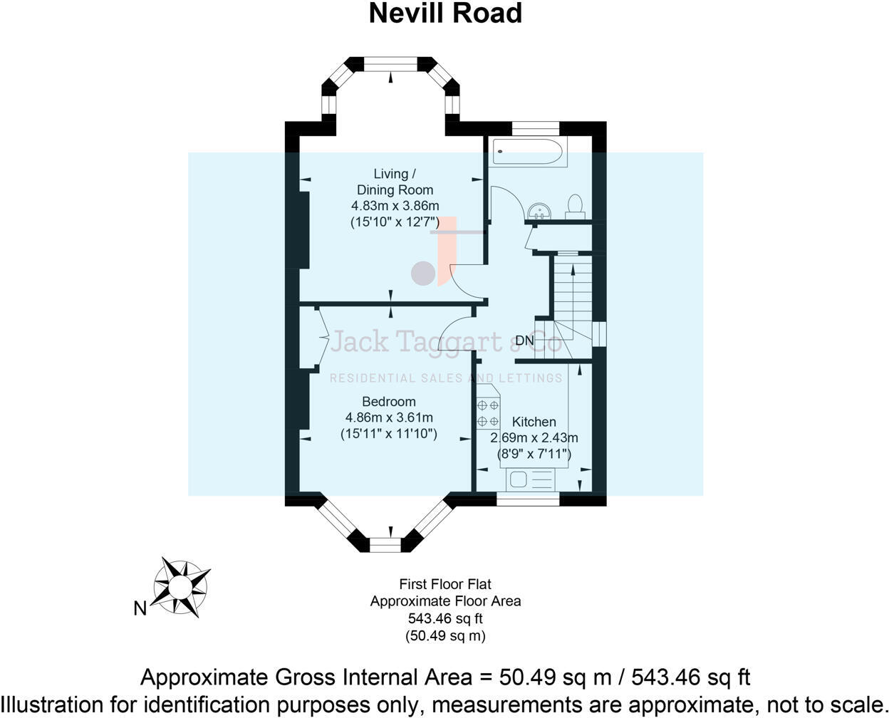Nevill Road, Hove floorplan