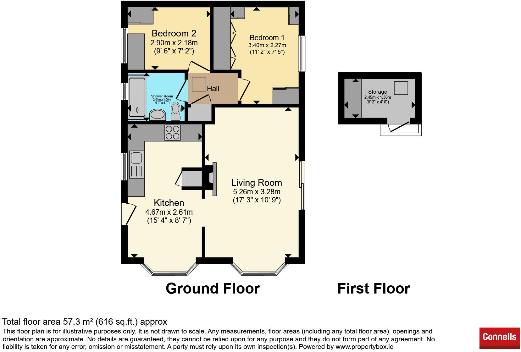 Mullenscote Mobile Home Park, Weyhill, Andover floorplan