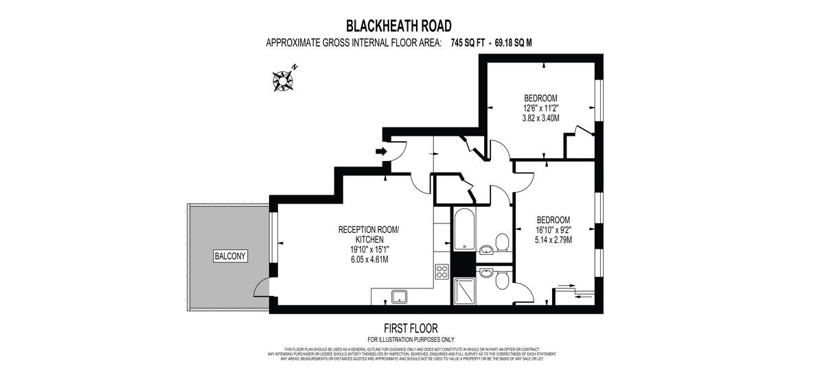 Teulon House, SE10 floorplan