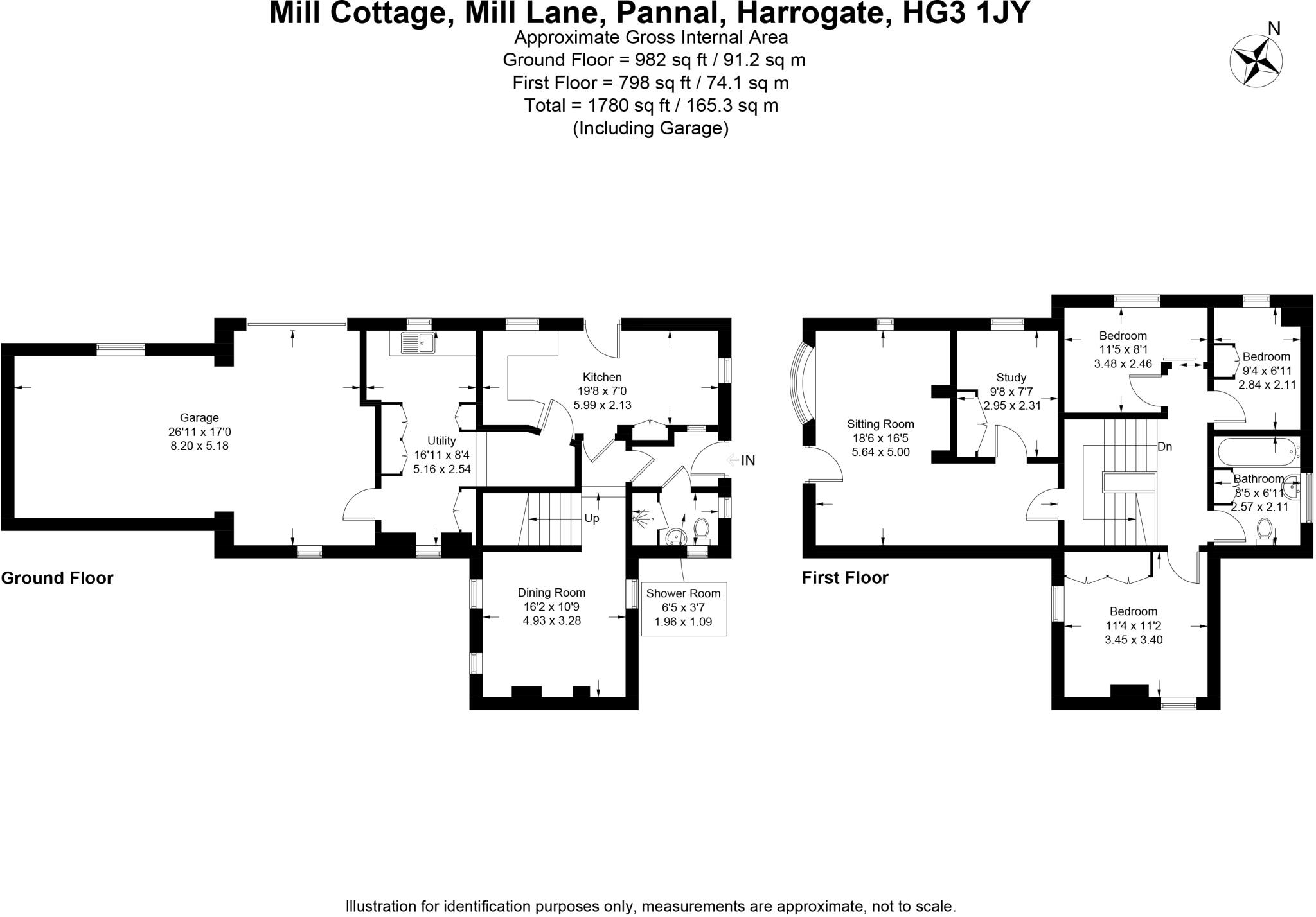 Mill Cottage, Mill Lane, Pannal, Harrogate, HG3 floorplan
