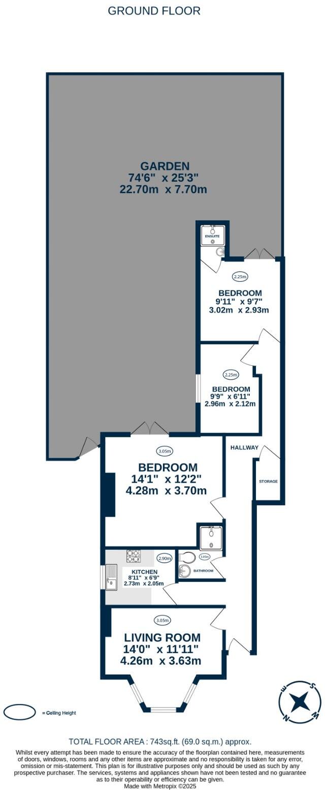 Cricklewood Lane, Willesden Green, NW2 floorplan