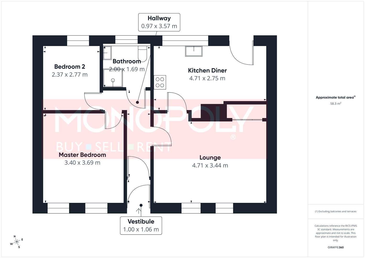 Cae Seren, Ruthin floorplan