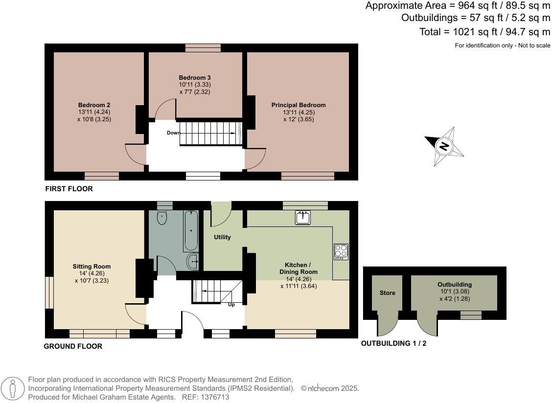 Church Walk, North Crawley, Buckinghamshire, MK16 floorplan