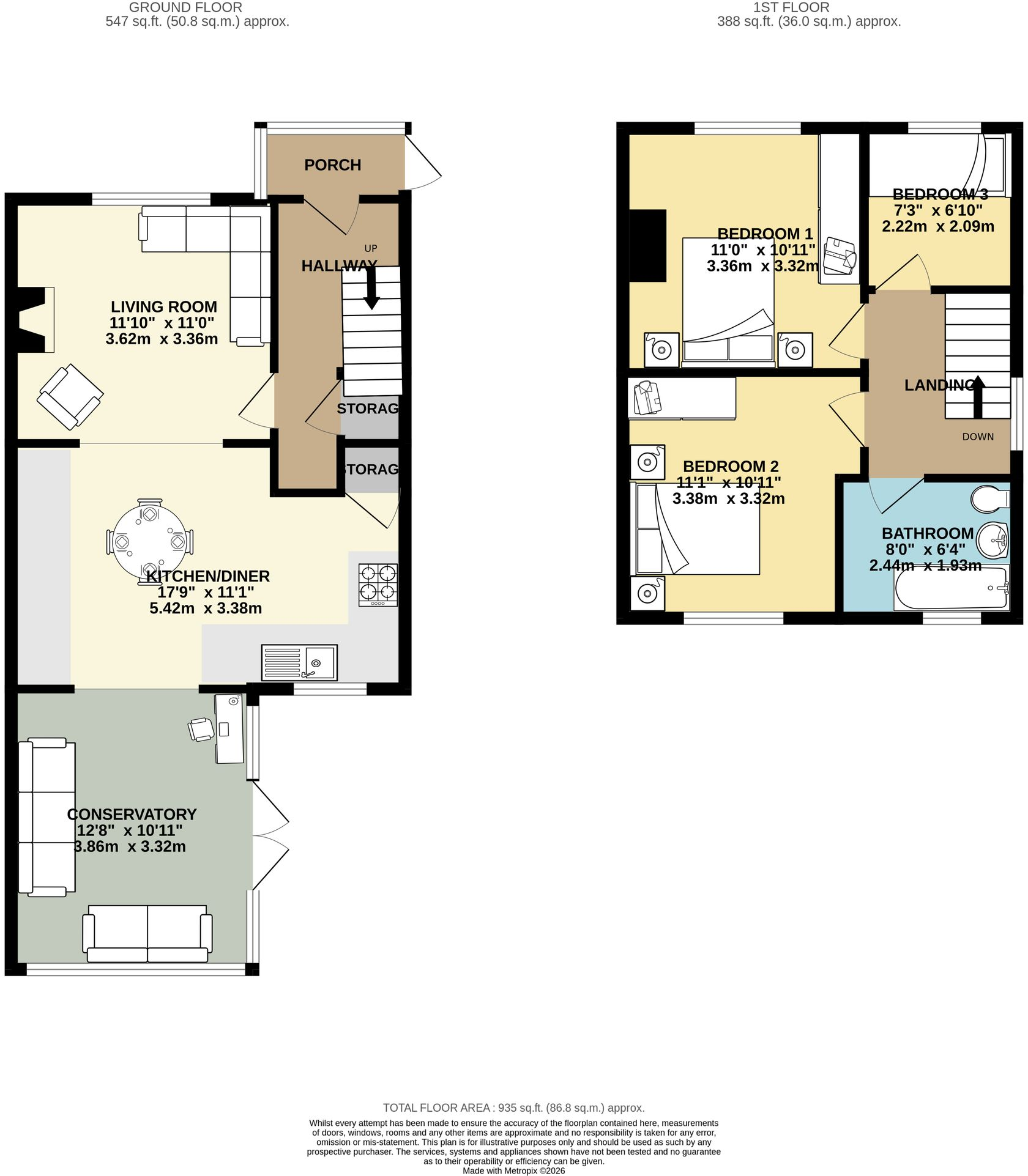 The Crescent, Horwich, BL6 floorplan