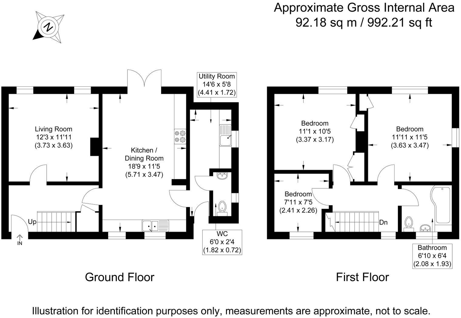 Mayfield Cottages, Warnham Lane, Compton, RG20 7PL floorplan