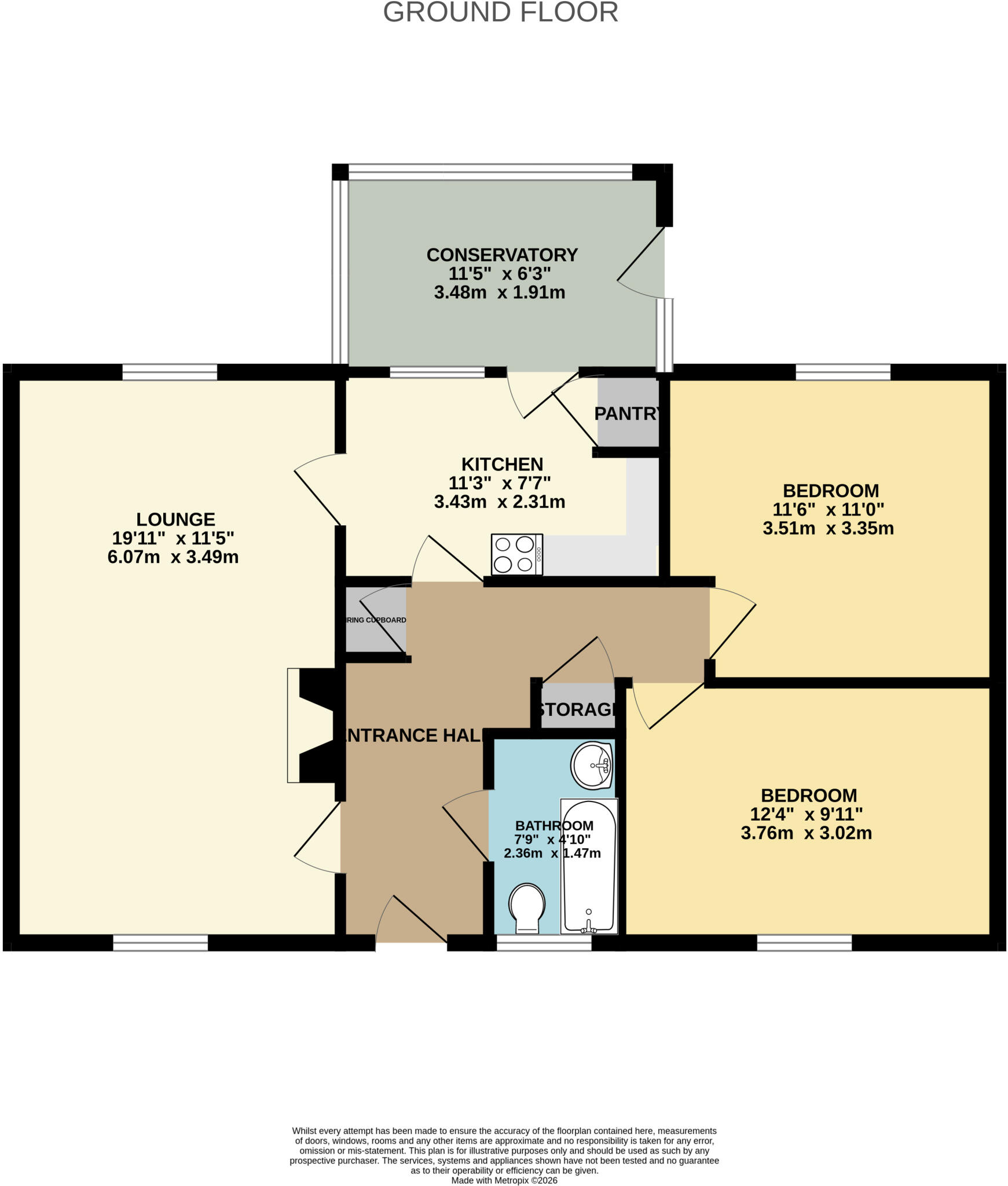 Park Lane, Wymondham, Norfolk, NR18 floorplan