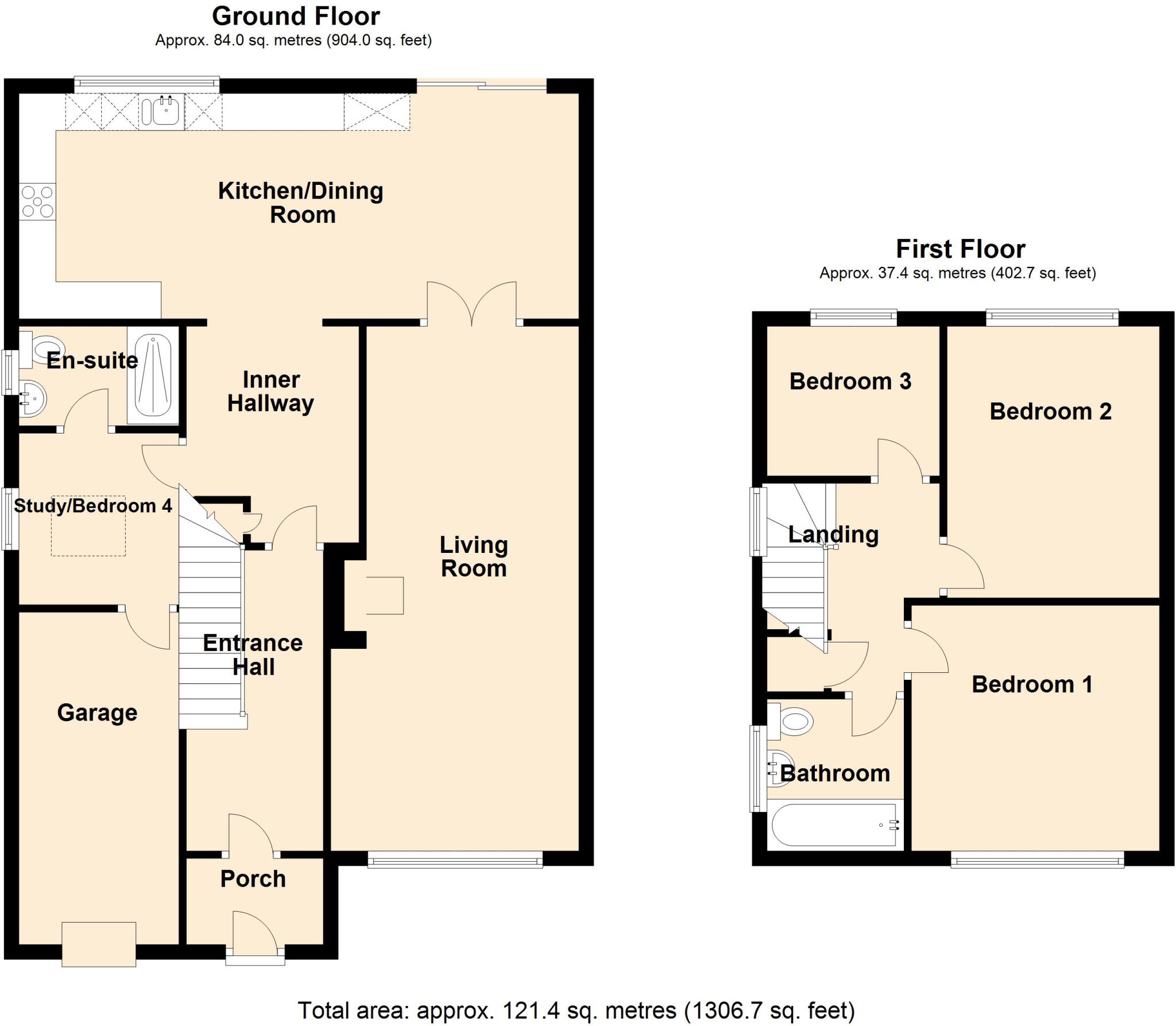 Northmead, Ledbury floorplan