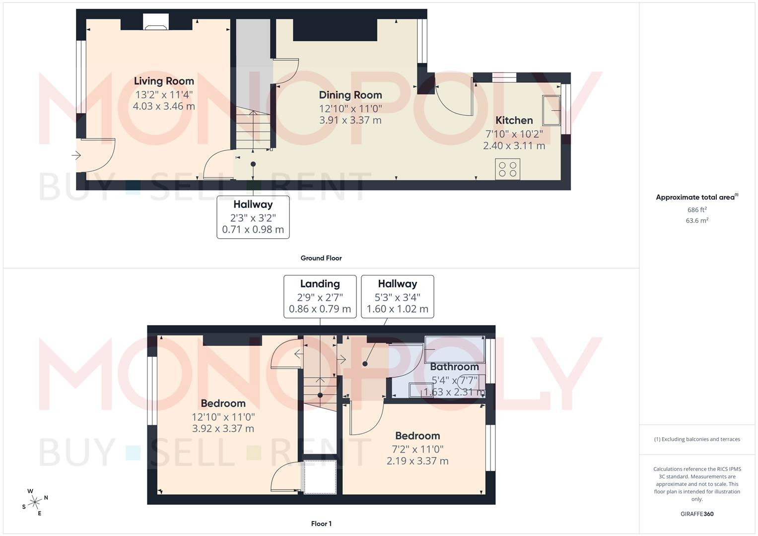 South View, Gresford, Wrexham floorplan