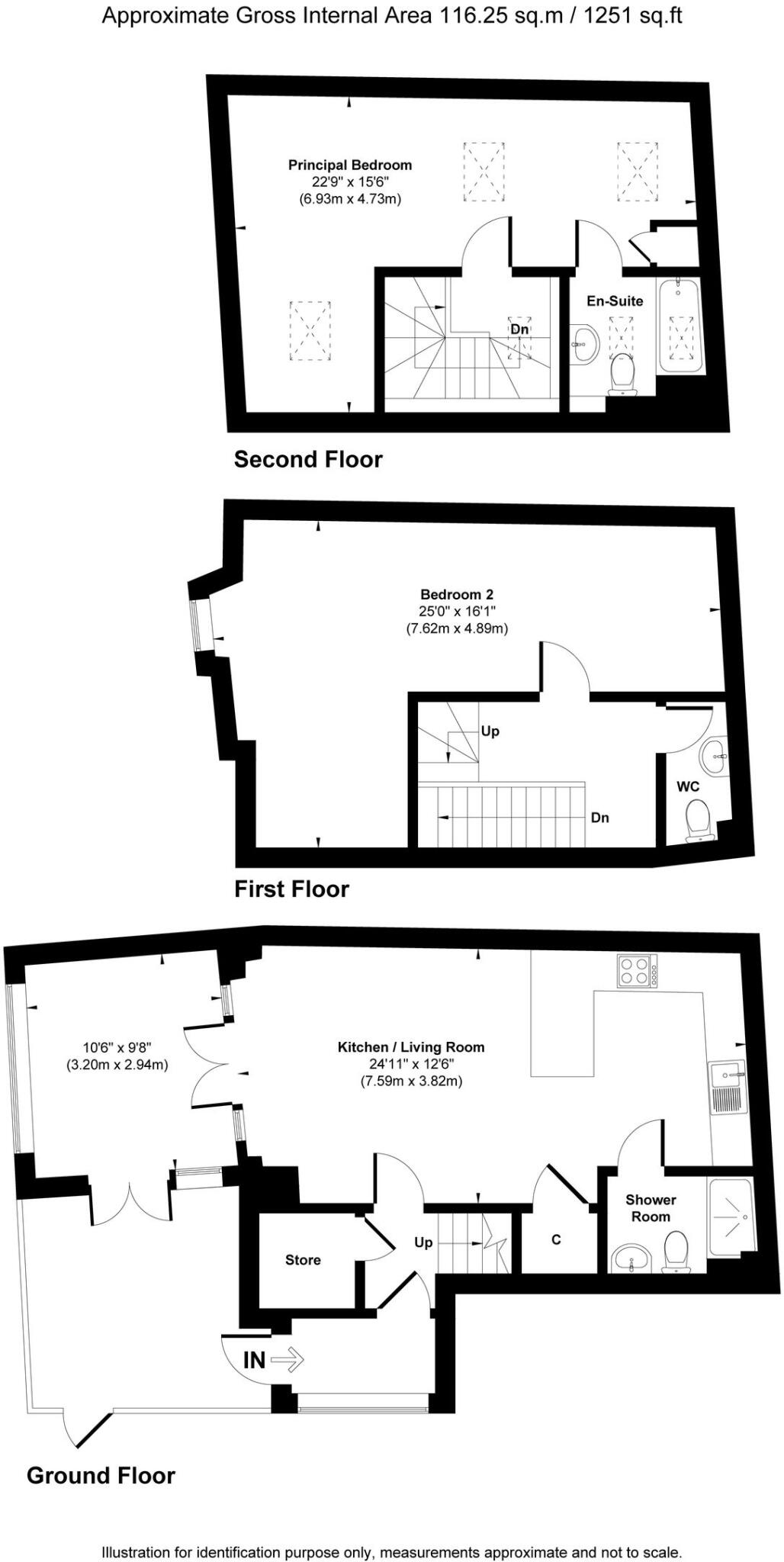 Stables Cottage, West End floorplan