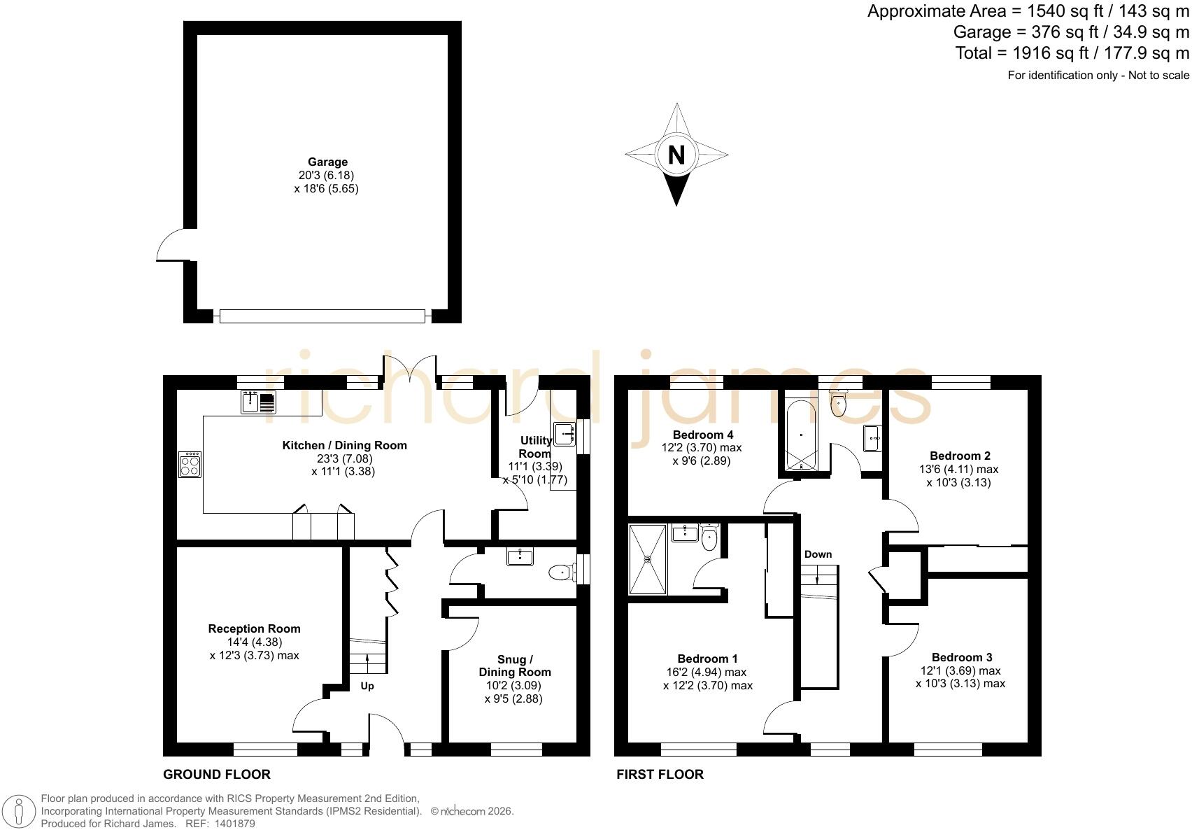 Diamond Crescent, Swindon, SN25 floorplan