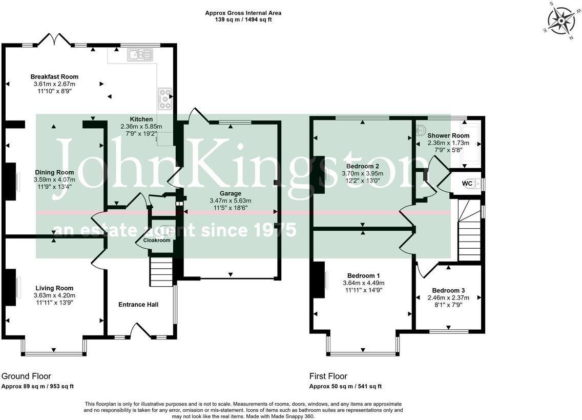 Bradbourne Road, Sevenoaks, TN13 floorplan