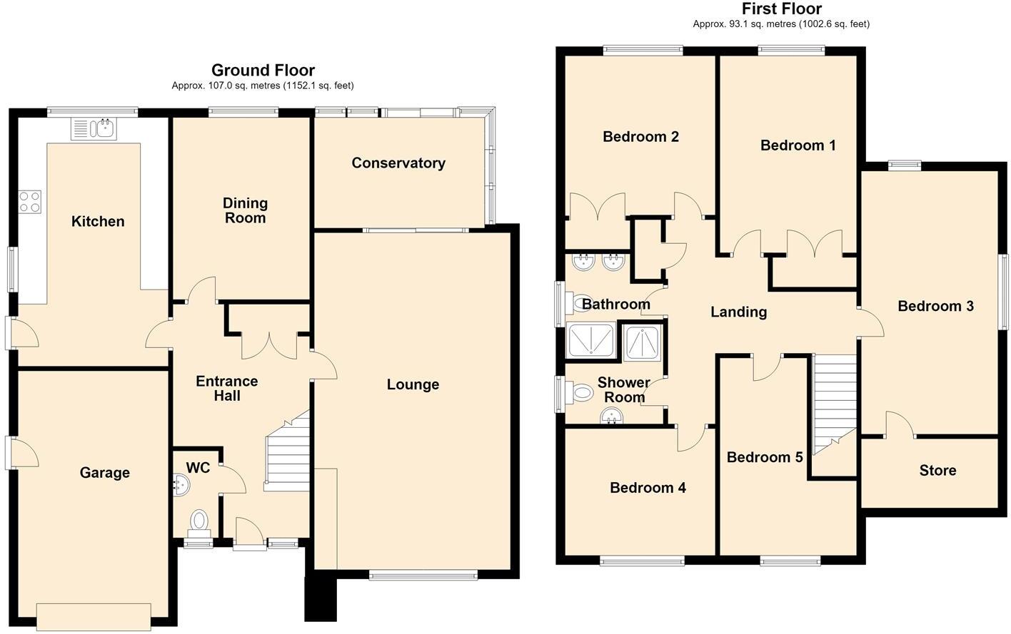 Trem Y Nant, Coed-Y-Glyn, Wrexham floorplan
