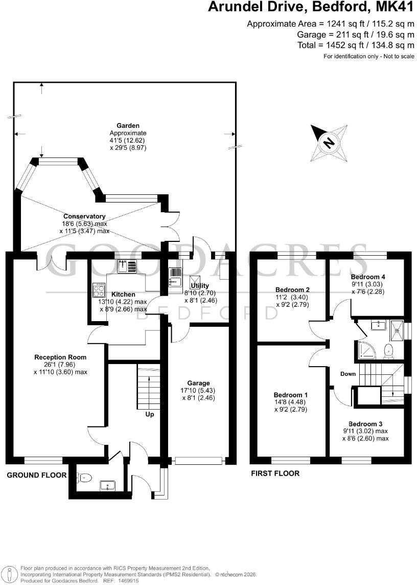 Arundel Drive, Bedford floorplan
