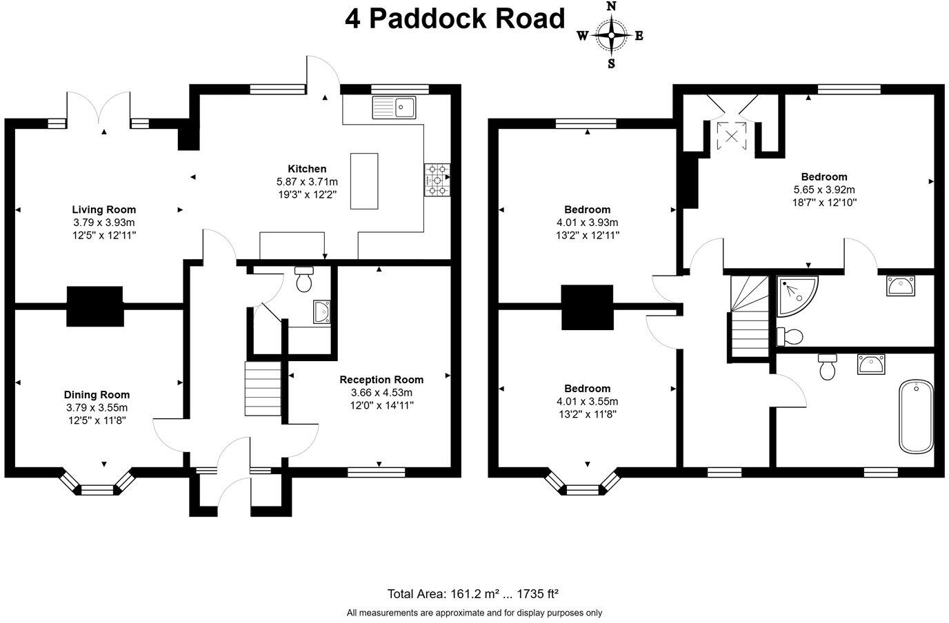 4, Paddock Road, Newbury, Berkshire, RG14 floorplan