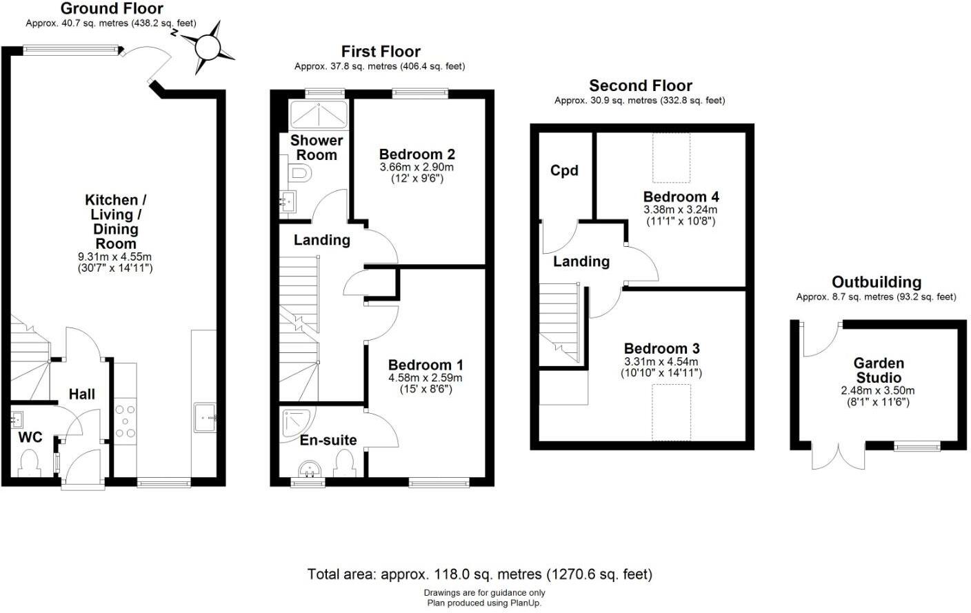 Parsonage Street, Cambridge floorplan