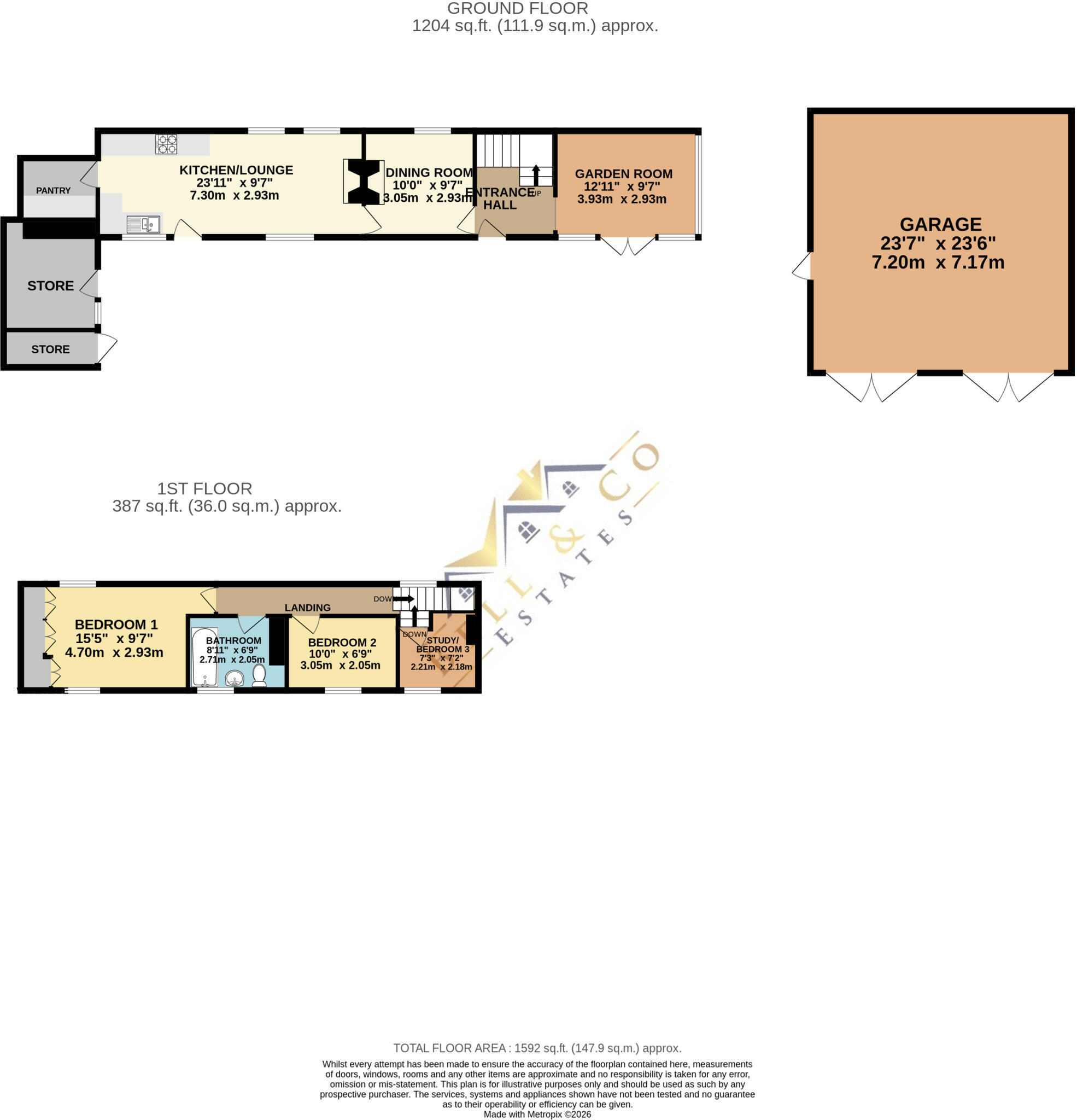Mason Street, Whitwell, Worksop floorplan