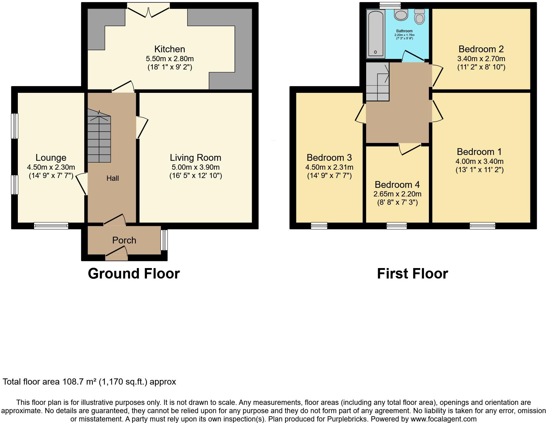 Scott Road, Manchester, M43 floorplan