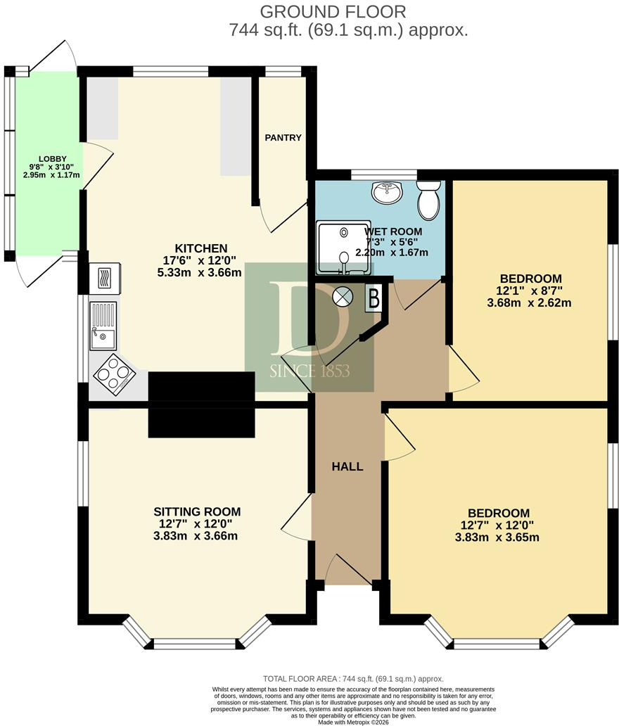 Pemberton Road, Harleston floorplan