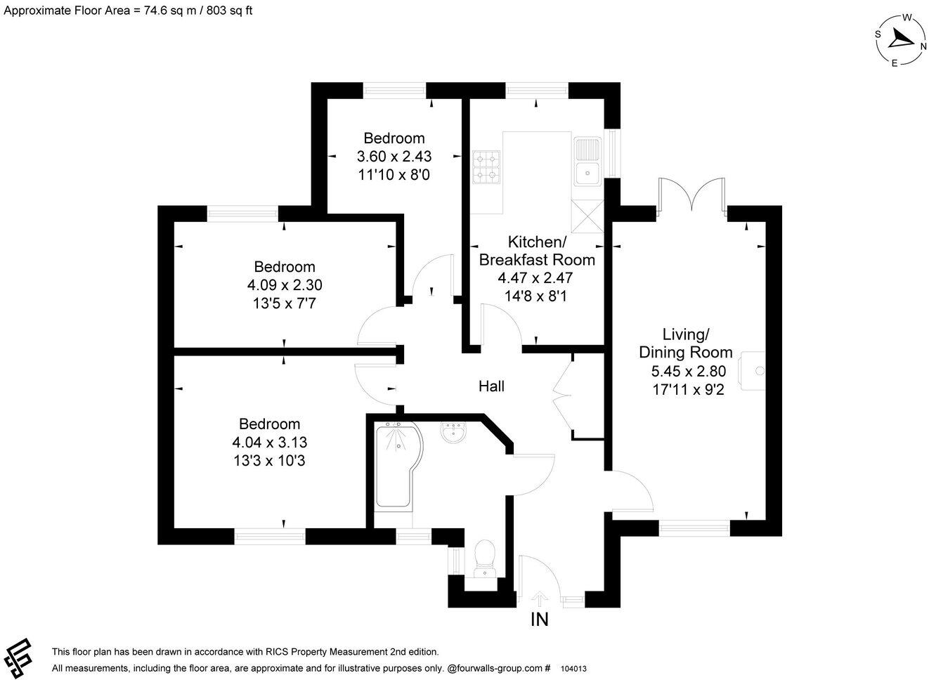 Zoons Road, Hucclecote, Gloucester, GL3 floorplan